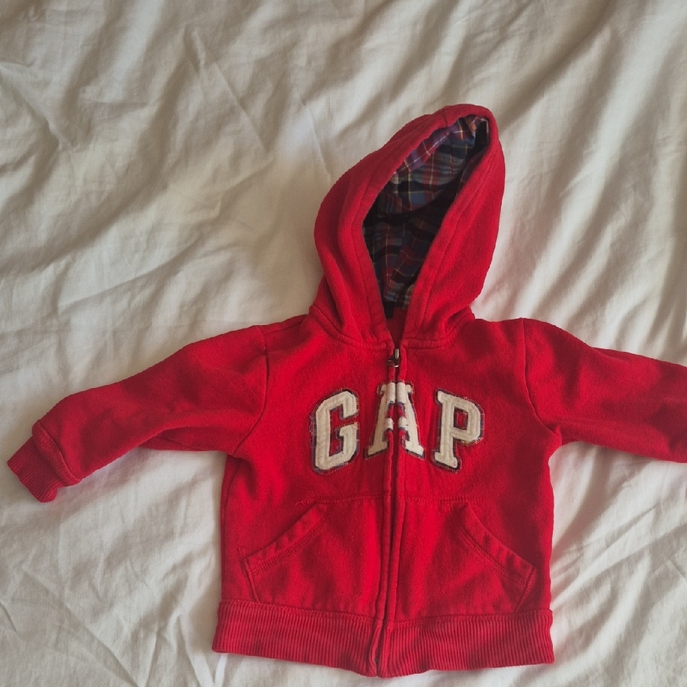 GAP Kids Bright Red Hoodie
